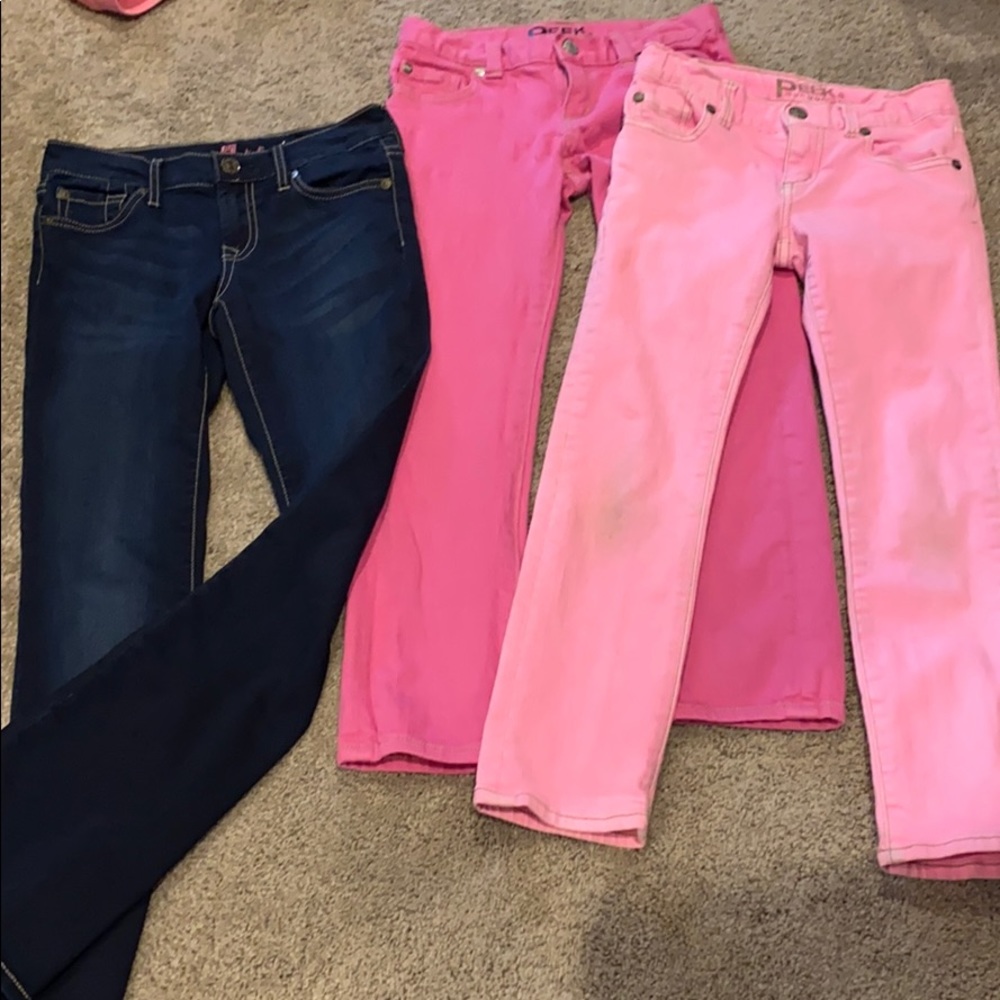 Peek Nordstrom & 7 for all Mankind Jean lot